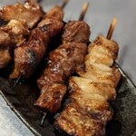 きくあぶら、なんこつ、はらみ、ちゃんぽん全部タレ♪