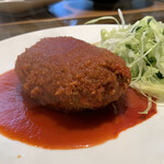 イワナガ食堂 - メンチカツ（トマトソース変更）2022.6