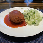 イワナガ食堂 - メンチカツ（トマトソース変更）2022.6