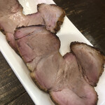 ramen case-K - 提供時にバーナーで炙ります