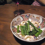 葡呑 - マンボー腸のアスパラ炒め