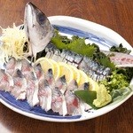 新鮮生サバの刺身