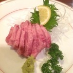 牛たん料理 閣 - たん刺身  2500円