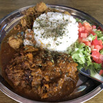 カリーcafe らっこ - かぼちゃと豚のカレー(900円)