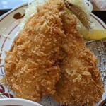 ごはん家 うお福 - でっかい鯵かつ！（１０２０円）