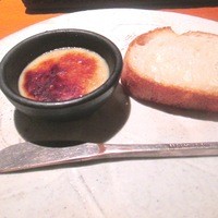 焼鳥 市松 - 出ました！肝のブリュレ！めちゃくちゃ美味しい～♪