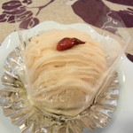 手づくりのケーキ プチ - 儚い感じの桜のモンブラン