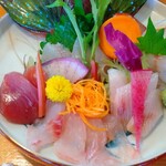 割烹 福寿司 - 地魚のお刺身 ♪