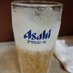 海鮮厨房 匠 - キンキンに冷えたビールで疲れを癒す。