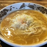 煮干結社 - ガニ出汁かけ白湯