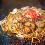 Omi beef hormone Yakisoba (stir-fried noodles)