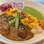 狭山カレー工房 りとるほっと。 - 【2022/7】ハーフ＆ハーフ(ほうじ茶側)