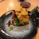 うに むらかみ - ホヤ　　　　　　　　　　　　　　　　　　　　　　獲れたてのホヤの刺身　　　　