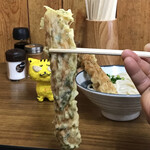 宮武製麺所 - このちくわ天・・・食べ応え、ありすぎん？？