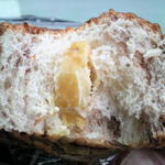 結々亭 - 真ん中に何か塊が！！栗でした。