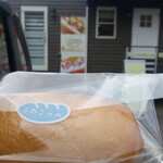 日の丸や - 持ち込みのこっぺぱんは豊橋郊外にあるこっぺぱん専門店で購入しました