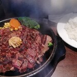 いきなりステーキ - ﾜｲﾙﾄﾞｽﾃｰｷ 600g  大ライス・サラダ・スープ付