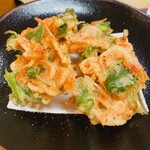 Sushi tetsu - 桜エビかき揚げ