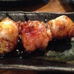 なごみや - ぼんぼち巻き・・・ていうか鶏肉を豚肉で巻くのかYo！   