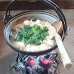 鶴の湯別館 山の宿 - 山芋の鍋だよ♪