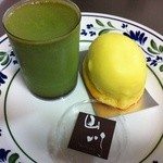 パティシエ山川 - 抹茶ﾌﾟﾘﾝとﾚﾓﾝｹｰｷ