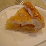 レストラン 父島 - ティータイム：ケーキセットのアップルパイ