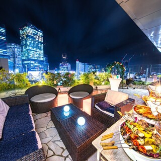 【開放的なテラスでBBQビュッフェプラン】