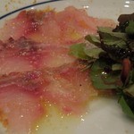 Tsukitopasuta - 「白身魚のカルパッチョ」のアップ写真