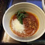 煮干結社 - つけ汁（ガニミソとオーツミルクの冷トマトディッピング麺　1100円）