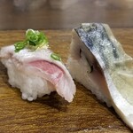 Chiyoda Zushi Binzu Asagaya Ten - とろいわし、大名さば