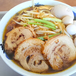 麺カフェ ひまわり - もやしそば