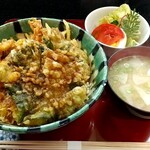 Yanagibashi - スペシャル天丼 1000円