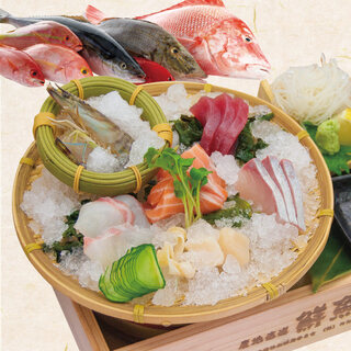 鮮度抜群の刺身