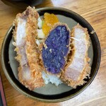 とんかつ 栄ちゃん - かとう丼作成中