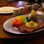 ステーキハウス チャコオキナワ - ランチステーキ150g