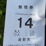Tomimatsu Unagiya - 開店18分後で14番