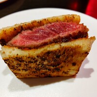 焼肉 牛印 新宿店 - シャトーブリアンサンド