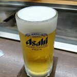 京祇園ねぎ焼 粉 - 生ビール