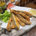 寿司と山形蕎麦 海風季 - 小いわしの唐揚げ　最近これがマイブーム！