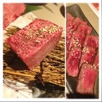 食彩和牛 しげ吉 - 超熟成レアステーキ