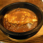 こがねや - 石焼カレーオムライス