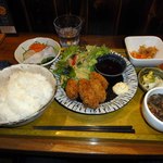 くう - 週替わり定食　カキフライ