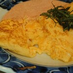 磯丸水産 - 明太チーズオムレツ断面