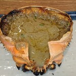 磯丸水産 - 蟹味噌甲羅焼