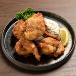 Fried chicken with bone ~ Served with rakkyo tartare