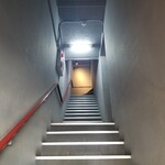 北浜 丁子 - 2階へのアプローチ