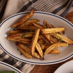 Homemade herb fries