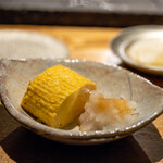 焼鳥 市松 - 2022.7 比内地鶏卵の出汁巻き