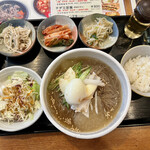 韓国の家 - 冷麺定食¥1080