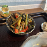 カ笑ル食堂 - 選べる副菜（野菜の炒め物）